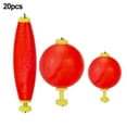 thumbnail image 2 of 20 Pieces Fishing Bobbers Weighted Foam Float Weighted Bobbers Oval, 2 of 8