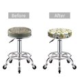 thumbnail image 3 of Watercolor Bright Sunflowers Round Bar Stool Seat Covers, Elastic Round Chair Cover Stool Seat Slipcover Bar Stool Cushions Round Pad for 12-14 inch, 3 of 5