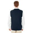 thumbnail image 2 of Harriton M415 Men's Pilbloc™ V-Neck Sweater Vest-Dark Navy-5XL, 2 of 3