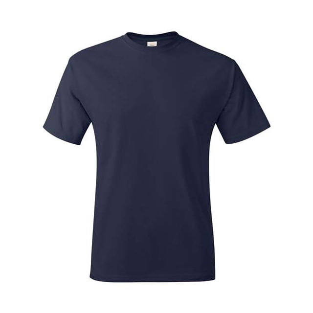 Camiseta Hanes TAGLESS 4X-Large azul marino 5250