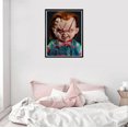 thumbnail image 2 of Adult Diamond Painting Set Chucky DIY Round Full Diamond Dots Painting 5D Diamond Painting Pictures Gemstone Art Painting Set Adult Crafts Wall Decoration 12X16 inc, 2 of 5