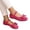 Pink, variant on KEVCHE Womens Bow Decoration Single-Strap Dress Shoes, Round Toe Comfortable Flats for Daily Fashion and Party Occasions, Stylish Wide Width Casual Footwear