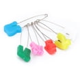 thumbnail image 4 of Pins, Anti-rust Nappy Pin Decorative  For Blankets For Laundry Needle For Jewelry Making 6pcs 1#,6pcs 2#,12pcs 3#, 4 of 8