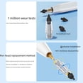 thumbnail image 2 of Adecuado para lápiz óptico Apple, Applepencil, cabezal de lápiz silencioso, repuesto desmontable, punta de lápiz resistente al desgaste, color negro pequeño, 2 of 4