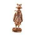 thumbnail image 4 of Adorno de rana mascota de latón, figura decorativa de rana coleccionable, estatua de rana para estantería de oficina, escritorio, mesa, decoración de, 4 of 9