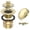 Brushed Gold, variant on Chrome Plated Metal Lift & Turn Bathtub Drain Kit