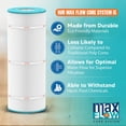 thumbnail image 2 of Hurricane HF6H26-01 Premium Pool and Spa Filter Cartridge Replacement, White, 2 of 5
