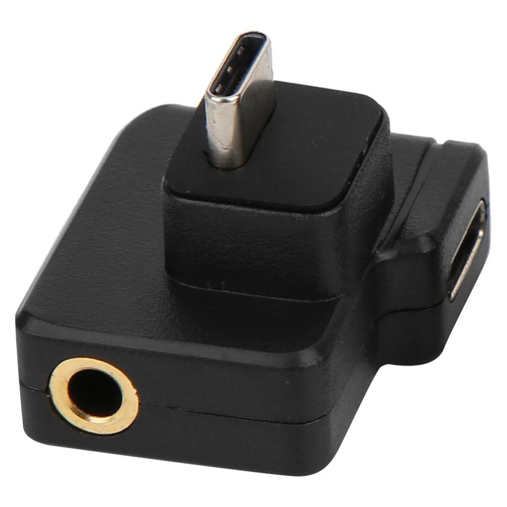 LYUMO Action Camera Cage, Ulanzi Action Camera Cage Microphone MIC 3.5mm Audio Adapter for DJI