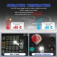 thumbnail image 3 of Nilight 3PCS White LED Toggle Switch 12V 20A 3 Pin SPST 2 Position ON Off Heavy Duty Metal Toggle Switch for Car Truck Boat Marine RV Dash, 3 of 9
