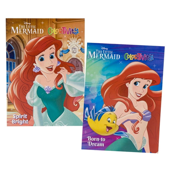 Disney The Little Mermaid Colortivity Coloring Book, 2 Count