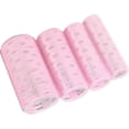 thumbnail image 4 of Rulos para el cabello, 6 unidades, sin calor, autoadhesivos con clips para mujer, para volumen instantáneo, color rosa M, 4 of 5