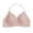 Beige-03, variant on Halter Neck Wireless Bras for Women Removable Adjustable Straps Seamless Fixed Cup Everyday No Show Bra