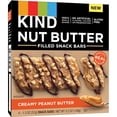 thumbnail image 2 of Kind Nut Butter Creamy Peanut Butter Filled Snack Bars, 1.3 oz, 4 count, 2 of 2
