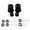Black, variant on Wofarmy 1 Set Skateboard Bushing Gasket Pu 3.25 Inch Longboard Shock Absorber Truck Rebuild-Kit Universal Hoverboard Outdoor Skateboard