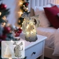 thumbnail image 1 of Plastic Christmas Tree 20x8x8cm DIY Christmas Tree Material Kit with All Basic Accessories Included for Easy Holiday Crafting and Home Decoration,White(1PCS) JASKFLY, 1 of 9