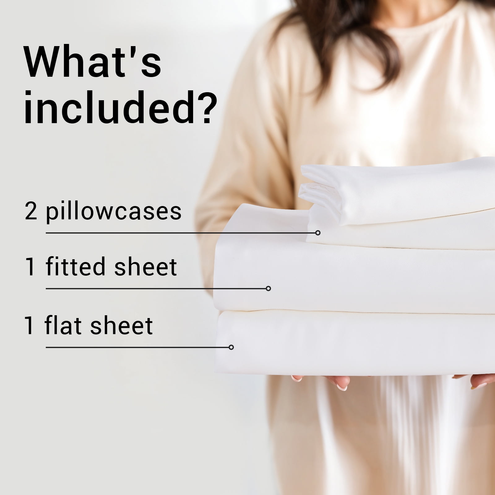 Hitime 4PC Bamboo Cal King Sheet Set, Deep Pocket Fit 16", Breathable Super Soft Luxury Hotel Style Home Decor Cal King Sheet Set, Gift for Women, Men - 2 Pillowcases, 1 Flat Sheet, 1 Fitted Sheet