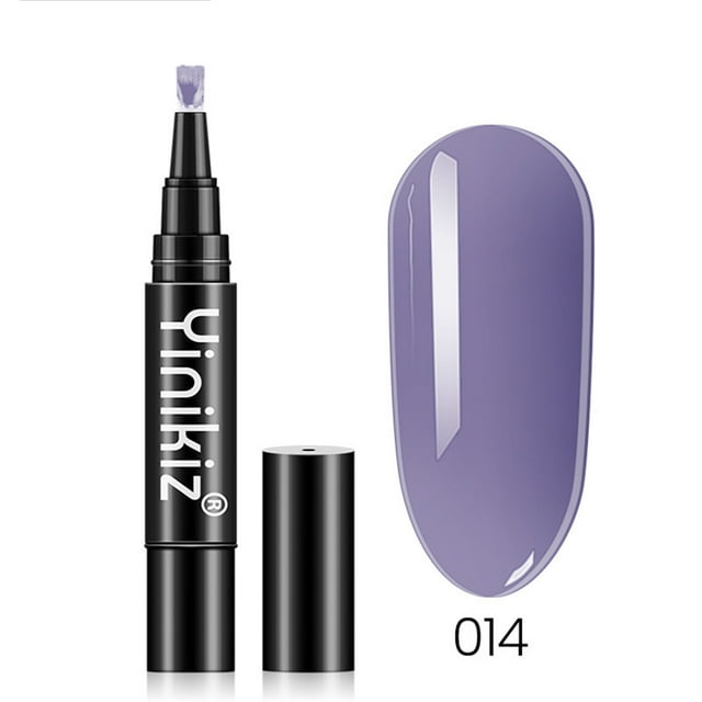 Xihbxyly En venta Pegamento para uñas Color Esmalte de uñas Pegamento Nail Art Light Pen Pegamento sin base 8 ml