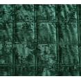 thumbnail image 4 of Chezmoi Collection Piers Forest Green Velvet Quilt Queen Set, 3-Piece Lush Plush Distressed Velvet Bedding All Season Lightweight Bedspread, Brushed Microfiber Reverse with Double Square Stitch, 4 of 9