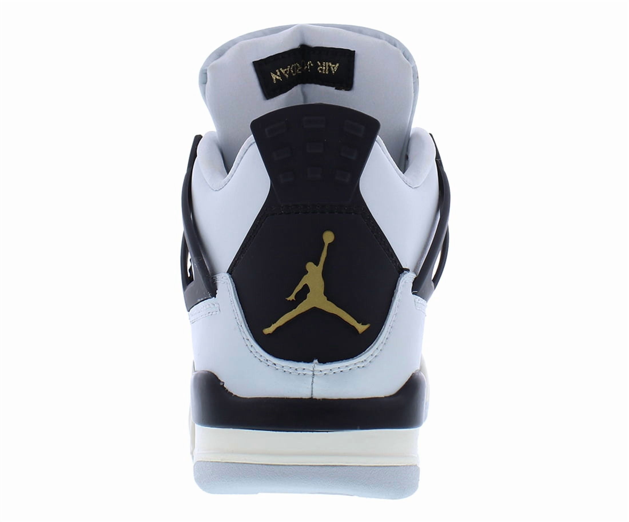 Big Kid's Jordan 4 Retro Pure Platinum/Metallic Gold (FZ8585 070) - 5.5