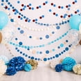 thumbnail image 4 of Uxcell Pom Pom Garland Decorative Hanging Banner for Halloween Thanksgiving Christmas White/Blue/Red, 4 of 7