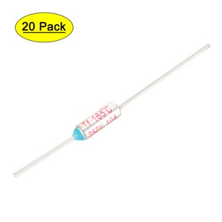 LOT Of 5 (five) 15A By 120V THERMAL CUTOFF FUSE 100°C Degree
