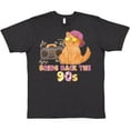 thumbnail image 3 of Inktastic Bring Back the 90s Cool Orange Cat T-Shirt, 3 of 5