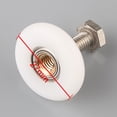 thumbnail image 2 of SagaSave 1/4/8pcs Shower Door Rollers Wheels Suitable for Bathroom Kitchen Door Furnitures Pulleys/Runners/Wheels 19mm-27mm, 2 of 7