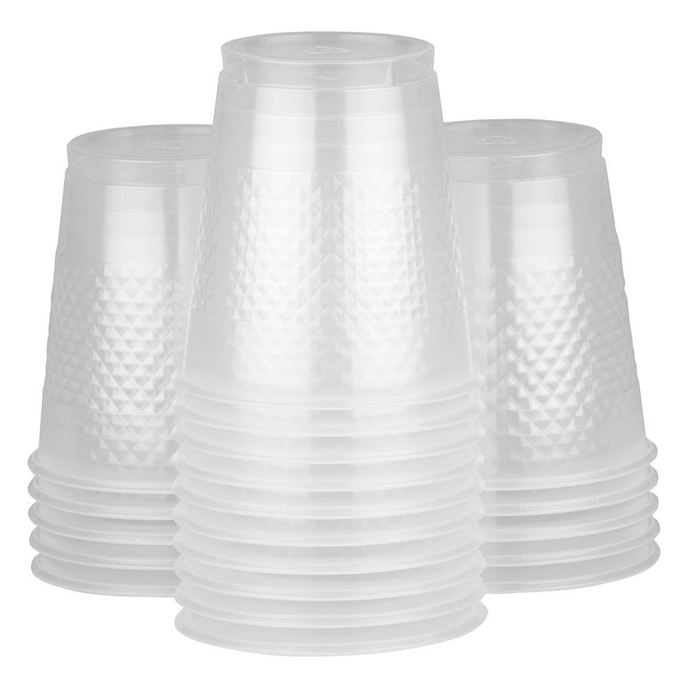 JAM Bulk Plastic Cups, 12 oz, Clear, 200 Cups/Box