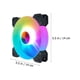thumbnail image 2 of 2pcs 14cm RGB Computadora Fans de enfriamiento de Mute Desktop Caja de la computadora Refrigeradores, 2 of 5