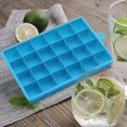 thumbnail image 3 of Molde Para Hacer Hielo Molde Para Cubitos De Hielo De 24 Rejillas, Helado De Frutas, Máquina De Hielo De Silicona, Barra Para El Hogar (Azul Cielo), 3 of 4