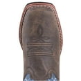 thumbnail image 2 of Smoky Mountain Kid's Mesa Brown Oil Dist/Navy Crackle Cowboy Boots 3721, 2 of 2