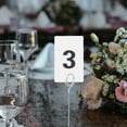 thumbnail image 3 of Dayesque 11pcs Plastic Number Cards Table Number Signs Rectangle Tags for Weddings Events Restaurant Seating Place Cards, 3 of 9