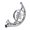 Argent, variante sur Jouet Musical Touches Colorées Accessoires Simulation Mini Instrument de Jeu pour