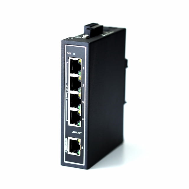 Conmutador Ethernet industrial WIWAV WDH-5ET-DC 10/100 Mbps