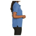 thumbnail image 3 of Mafoose Women's Comfortable Silk Touch Polo Golf Shirt Short Sleeve Ultramarine Blue M, 3 of 7