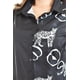 thumbnail image 4 of Blusa estampado unico Roman Fashion /Tallas Extras, 5108 (Negro /Jaguar) negro 42, 4 of 7
