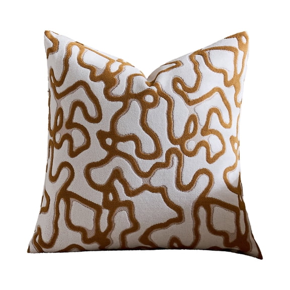 Luoshdecor Boho Pillow Covers 18x18 in,Geometric Striped Decorative Throw Pillow Cover for Couch Sofa Bed