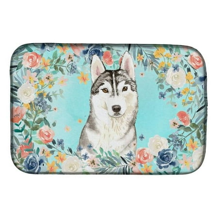 

Siberian Husky Dish Drying Mat