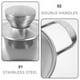 thumbnail image 2 of GOOHOCHY 1 juego de sartenes de cocina de acero inoxidable, reutilizables, para el hogar, de acero inoxidable, wok, 2 of 8