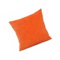 thumbnail image 3 of Matsuzay Funda de almohada de pana para coche, funda de cojín cuadrada, funda de almohada, dibujo para sofá cama, decoración para sala de Decoración del hogar naranja 45*45cm, 3 of 6