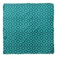 thumbnail image 4 of Bimba Green Square Geometric Printed Pure Silk Scarf For Hair Neck Head Bandanas For Women 40 x 80 Inches, 4 of 6