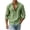 Green, variant on SAWOBUUN Mens Button Down Shirt Long Sleeve Collared Crinkle Casual Beach Holiday Shirts