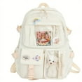 thumbnail image 4 of Kawaii Clear Front Backpack - Fashionable School & Travel Bag - Spacious, Durable, Lightweight with Versatile Style for Students & Trendsetters, 4 of 5
