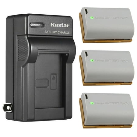 Image of Kastar 3-Pack Battery and AC Wall Charger Replacement for Blackmagic Design Pocket Cinema Camera 4K Blackmagic Design Pocket Cinema Camera 6K Blackmagic Design Pocket Cinema Camera 6K Pro