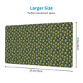 thumbnail image 2 of Kdxio Yellow Floral Print Large Gaming Mouse Pad,Non-Slip Base,Water Resist Keyboard Pad for Gamer,Office & Home,29.5 x 15.8 in, 2 of 6
