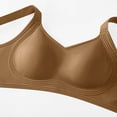 thumbnail image 5 of Fesfesfes Women's Seamless Wirefree Bra Comfortable Everyday Bralette No Underwire Full Coverage Soft Stretch Sleep Bra with Wide Straps, 5 of 8