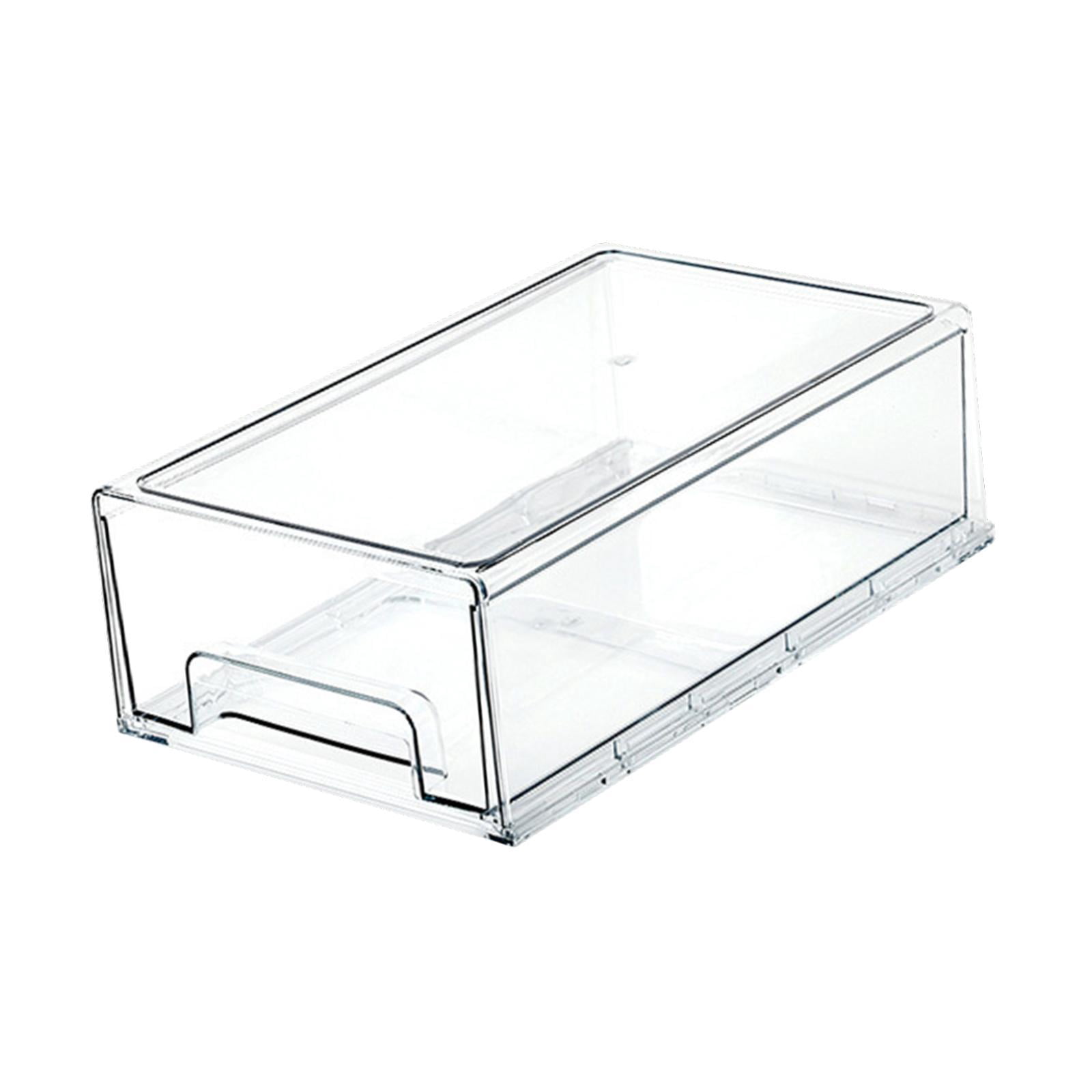 Fiocias Fridge Drawer Bin Friut Containers Pull Out Multifunctional Kitchen Organization Large