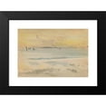 thumbnail image 2 of James Abbott McNeill Whistler 24x18 Black Modern Framed Museum Art Print Titled - St. Ives; Sunset (1883-1884), 2 of 5