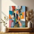 thumbnail image 6 of Abstract Geometric Canvas Art, Modern Textured, Suitable for Living Room, Bedroom, Dining Room, Kitchen, Office, Hotel, Hallway, 6 of 8