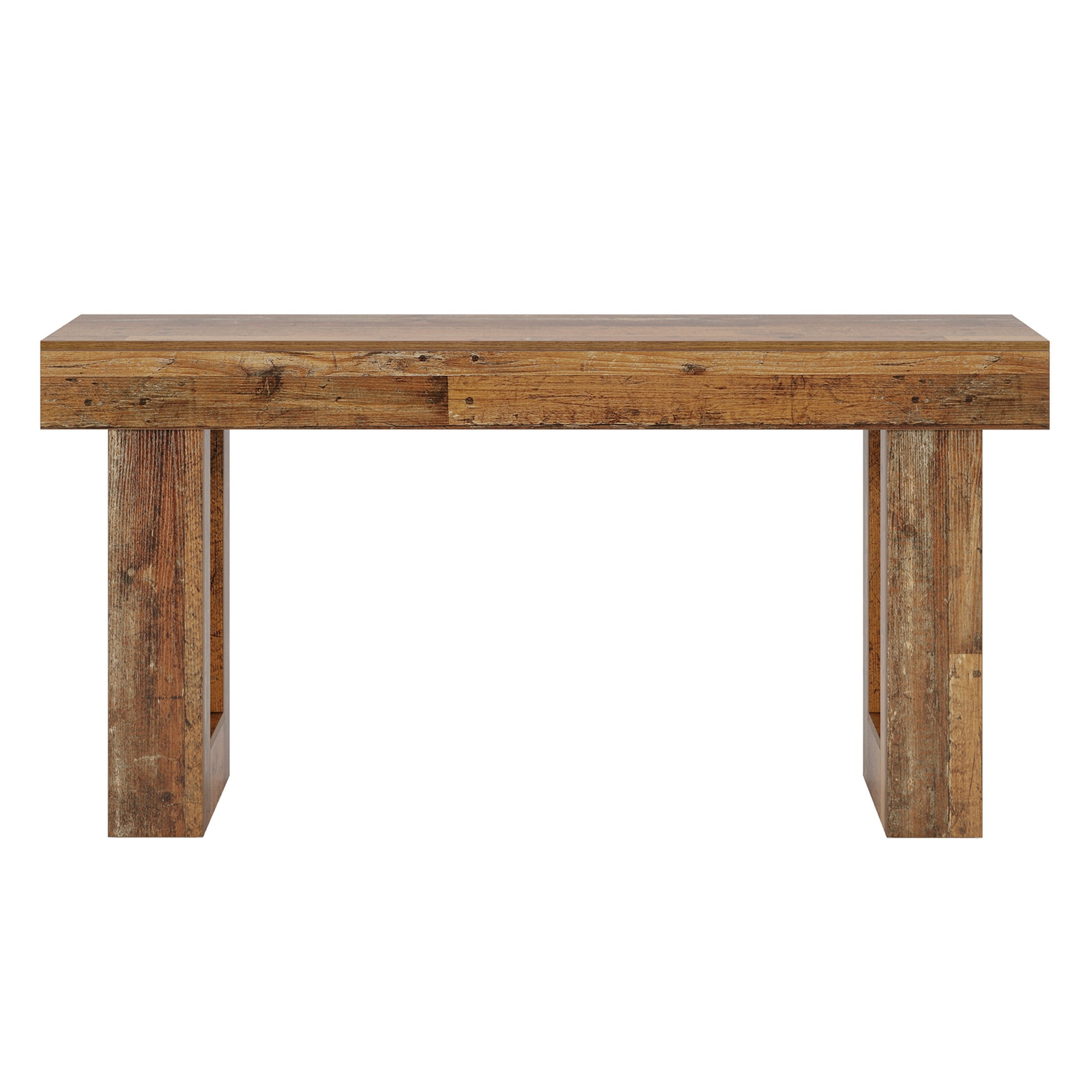 MAYEERTY Console Table with Lower Storage Shelf for Decor & Vasesle
